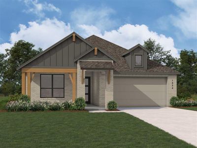 New construction Single-Family house 12307 Grassy Bend Drive, Mont Belvieu, TX 77523 Kahlo Plan- photo 0 0