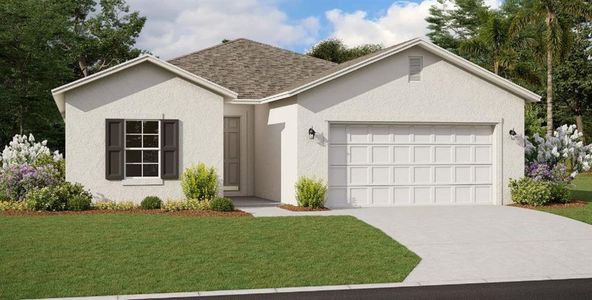 New construction Single-Family house 302 Bottle Brush Drive, Haines City, FL 33844 Hillcrest- photo 0 0