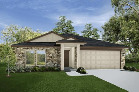 New construction Single-Family house 128 Lazy Lizzy Road, Jarrell, TX 76537 Trinity- photo 17 17