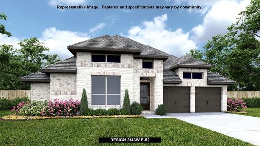 New construction Single-Family house Design 2943W, 26110 Happy Home Street, Hockley, TX 77447 - photo