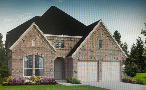 New construction Single-Family house 20707 Via Angelica Drive, Cypress, TX 77433 Justin (2527-HV-40)- photo 0