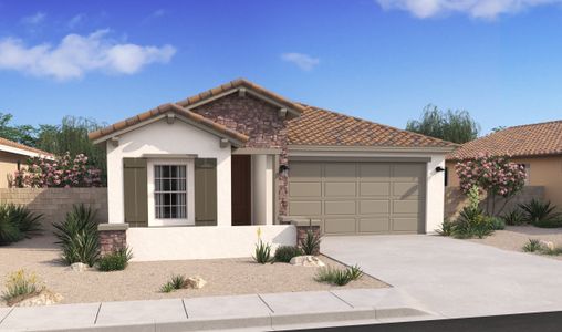 New construction Single-Family house 16725 N Lunar St, Maricopa, AZ 85138 Orinoco- photo 0 0