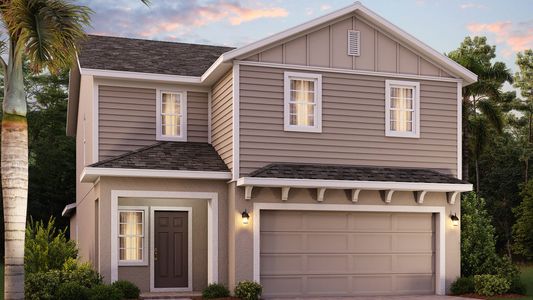 Elevation 3 with Optional Siding | Gasparilla | New Homes in Florida | Landsea Homes| New Homes in Florida | Landsea Homes