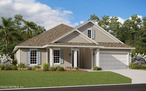 New construction Single-Family house 61 Holly Ridge Way, Saint Augustine, FL 32092 Fleming II- photo 0