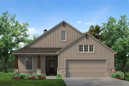 New construction Single-Family house 1405 Whitetail Lane, Azle, TX 76020 Lavon- photo 0