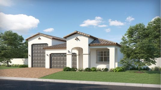 New construction Single-Family house 21924 E Twin Acres Dr, Queen Creek, AZ 85142 Wayfarer II Plan 5579- photo 0 0