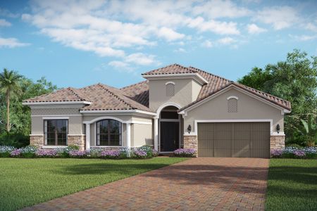 New construction Single-Family house 8913 Bastille Circle West, Parkland, FL 33076 Coral- photo 0 0