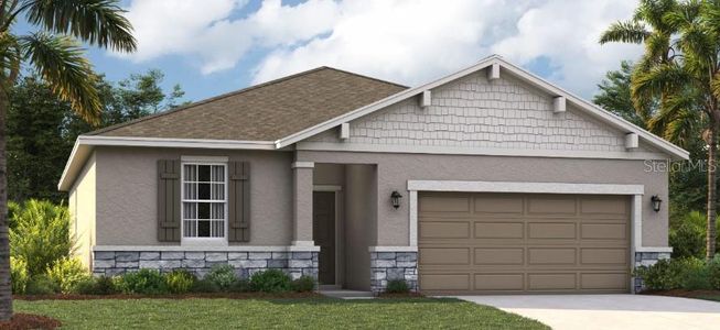 New construction Single-Family house 6515 Waterlily Place, Haines City, FL 33844 The Portland- photo 0 0