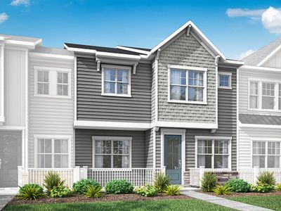 New construction Townhouse house Plan 3, 5907 Wetlands Alley, Charlotte, NC 28215 - photo