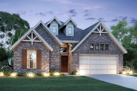 New construction Single-Family house 32218 Cedar Crest Drive, Waller, TX 77484 Willard II - photo 0