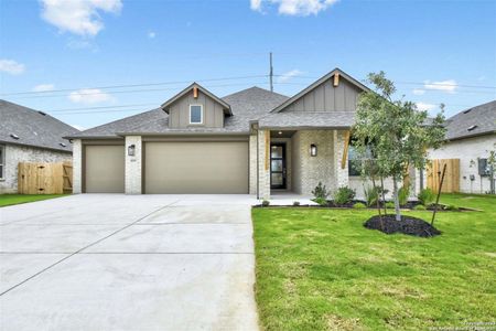 New construction Single-Family house 422 Mule Deer Grove, Cibolo, TX 78108 Picasso Plan- photo 0 0