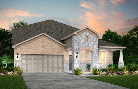 New construction Single-Family house 12220 Paseo De Los Lagos Ln, Manor, TX 78653 Keller- photo 0