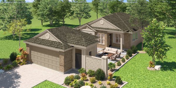 New construction Single-Family house The Naples, 8169 Daisy Cutter Crossing, Georgetown, TX 78626 - photo