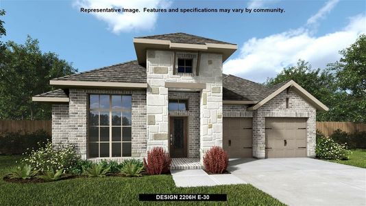 New construction Single-Family house 415 Coyote Creek Way, Kyle, TX 78640 - photo 3 3