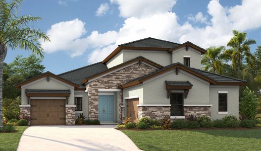 New construction Single-Family house Siesta Key II, 12832 Twin Bridges Drive, Riverview, FL 33579 - photo