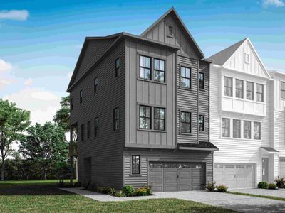 New construction Townhouse house Shelby, 4707 Mint Leaf Lane, Raleigh, NC 27612 - photo