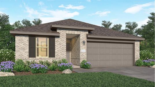 New construction Single-Family house 19923 Sparkling Sea Drive, Hockley, TX 77447 Knightley- photo 0