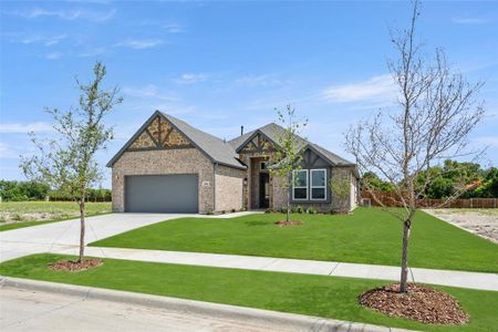 New construction Single-Family house 1882 Silver Birch Road, Waxahachie, TX 75165 Woodford 2F- photo 3 3