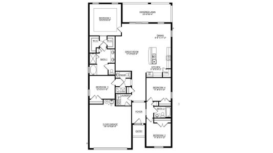 New construction Single-Family house 3833 Sunny Spring St, Plant City, FL 33565 Lantana- photo 1 1