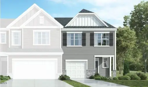 New construction Townhouse house 5032 Arkose Drive, Raleigh, NC 27610 Carson II- photo 0