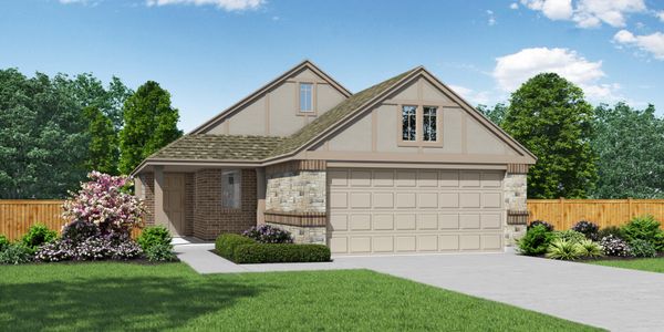New construction Single-Family house The Thatcher, 8169 Daisy Cutter Crossing, Georgetown, TX 78626 - photo