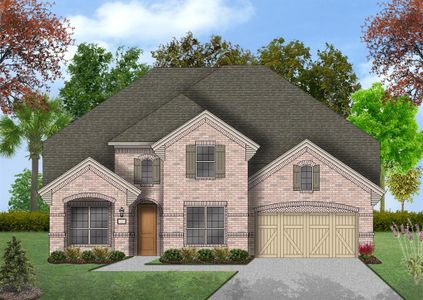 New construction Single-Family house 1809 Stirrups Drive, Aubrey, TX 76227 Eagle Mountain (3341-DM-50)- photo 0