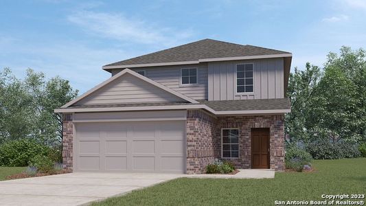 New construction Single-Family house 116 Honors St, Floresville, TX 78114 THE NICOLE- photo 0