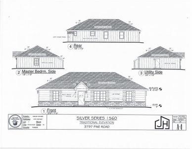 New construction Single-Family house 3797 Pine Road, Poolville, TX 76487 - photo 0 0