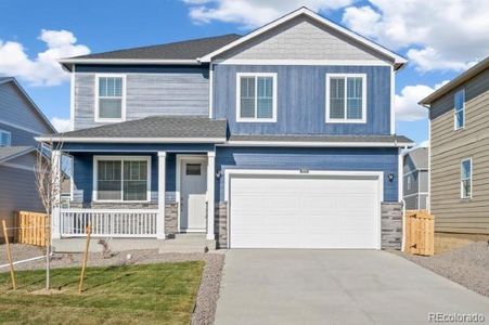 New construction Single-Family house 14611 Beebalm Avenue, Parker, CO 80134 PENDLETON- photo 0