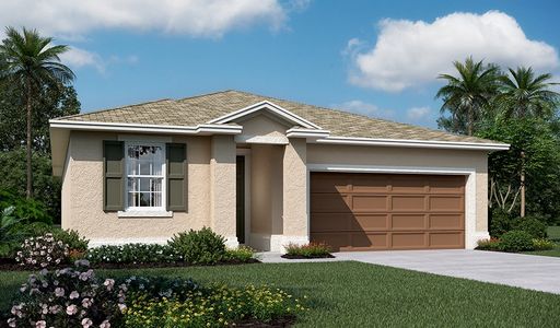 New construction Single-Family house Ruby, 280 Hilltop Bloom Loop, Haines City, FL 33844 - photo
