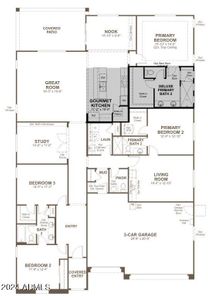 New construction Single-Family house 4833 W Stargazer Place, Laveen, AZ 85339 Darius- photo 1 1