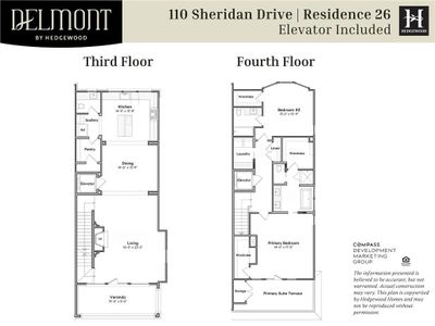 New construction Townhouse house 110 Sheridan Drive, Atlanta, GA 30305 Plan: 26 – Elevator- photo 7 7