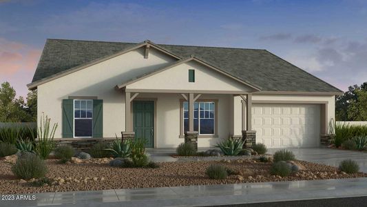 New construction Single-Family house 19057 E Druids Glen Road, Queen Creek, AZ 85142 Breckenridge- photo 0