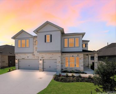 New construction Single-Family house 110 Matador, Boerne, TX 78006 Lantana- photo