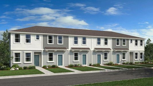 New construction Townhouse house 2077 Viewfinder Street, Kissimmee, FL 34758 Ivy- photo 0