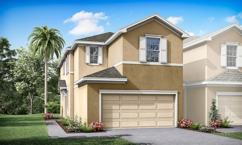 New construction Townhouse house Venice, 1114 Turquoise Waves Cove, Kissimmee, FL 34747 - photo