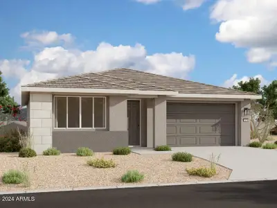 New construction Single-Family house 4208 E Bradford Avenue, San Tan Valley, AZ 85143 Violet- photo 0