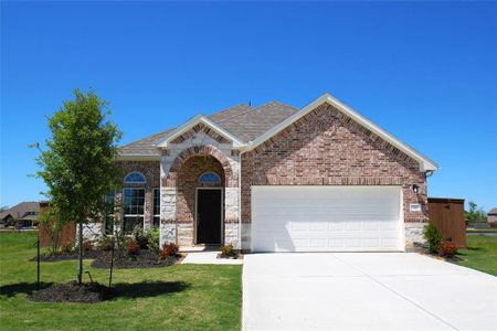 New construction Single-Family house 120 Water Grass Trail, Clute, TX 77531 The Aintree- photo 0 0