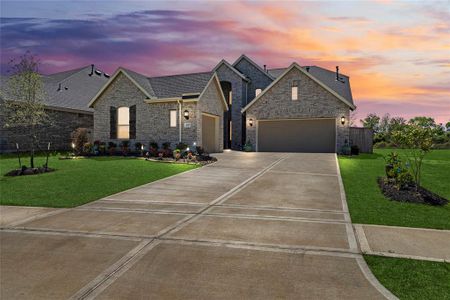 New construction Single-Family house 31927 Pippin Orchard Lane, Hockley, TX 77447 Oak Hill III- photo 1 1