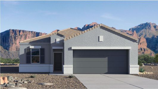 New construction Single-Family house 5231 E Midnight Star Drive, San Tan Valley, AZ 85143 - photo 0
