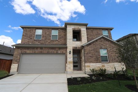 New construction Single-Family house 105 Lansing Rd, Hutto, TX 78634 Lavaca- photo 0