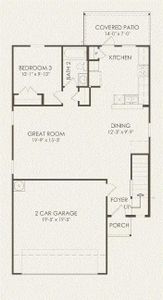 Pulte Homes, Lincoln floor plan