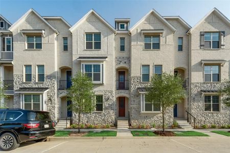 New construction Townhouse house 2459 Morningside Drive, Flower Mound, TX 75028 Bowie- photo 0