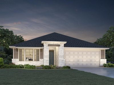 New construction Single-Family house 104 Tawny'S Nest, Cedar Creek, TX 78612 The Henderson (404)- photo 0