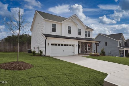 New construction Single-Family house 251 E Clydes Point Way, Wendell, NC 27591 Drayton- photo 1 1