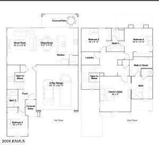 New construction Single-Family house 36480 W Mondragone Lane, Maricopa, AZ 85138 - photo
