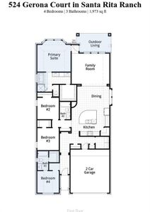 New construction Single-Family house 524 Gerona Ct, Liberty Hill, TX 78642 Rover Plan- photo 2 2