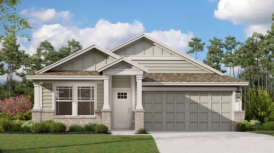 New construction Single-Family house 2400 Four Waters Loop, Georgetown, TX 78628 Aplin II- photo 0