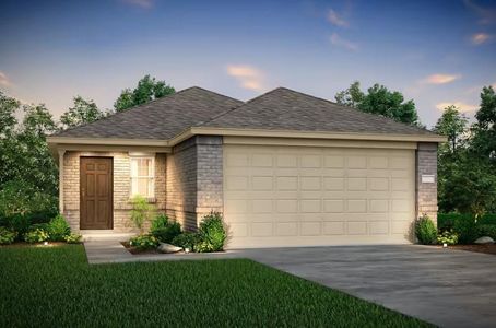 New construction Single-Family house 129 Bridge Deck Loop, Kyle, TX 78640 Taft- photo 0