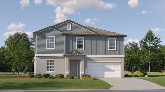 New construction Single-Family house 34839 Kircher Drive, Zephyrhills, FL 33541 Raleigh- photo 0